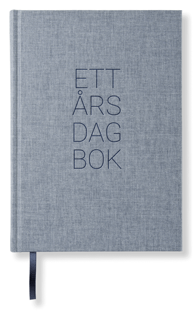 1 year diary, (Swedish edition) , denim