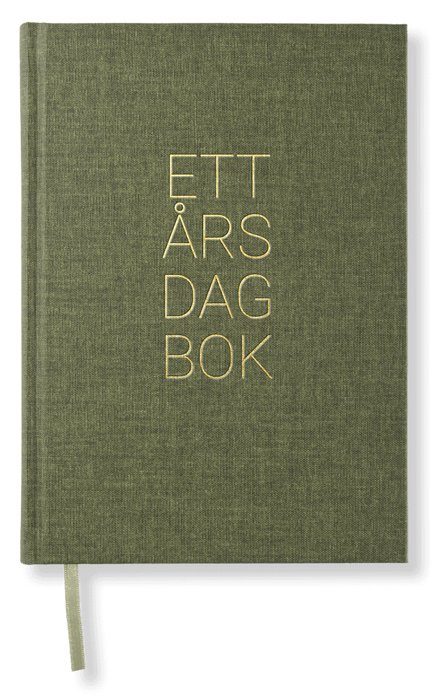 1 year diary, (Swedish edition), khaki green