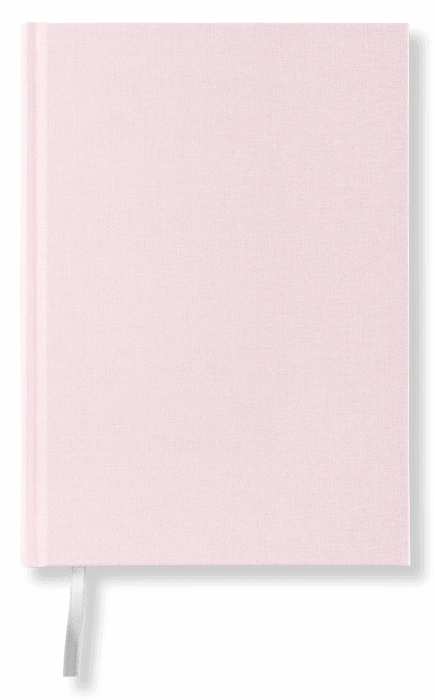 Notebook A5, dusty rose, pink